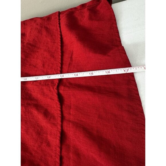 Hayden Women’s M Deep Red Tiered Ruffle Cami Romantic Boho Flowy Summer Top - Picture 4 of 6